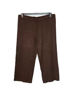 Member's Mark Cashmere Blend Wide Leg Pants Rib Waistband
